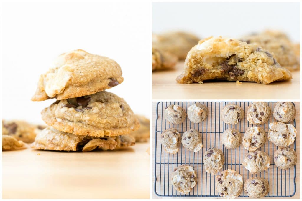 chocolate chip marshmallow cookies coconut oil variation