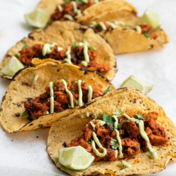 Vegan Tinga Tacos • The Curious Chickpea