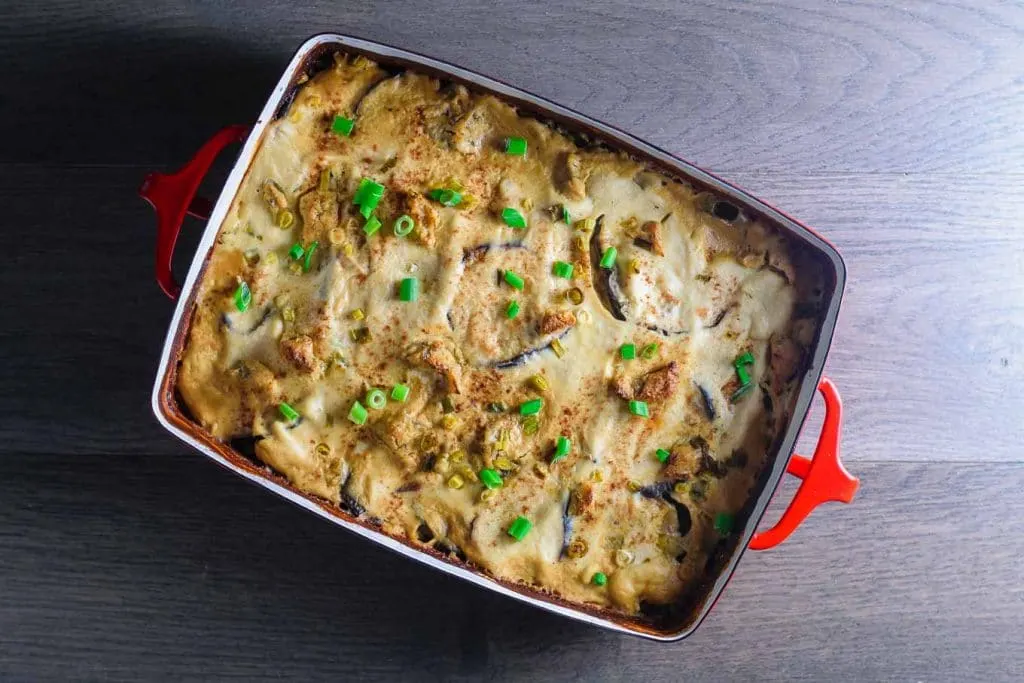 Cheesy Eggplant Bake ⋆ 100 Days of Real Food