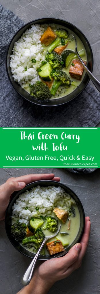 Vegan Thai Green Curry with Tofu • The Curious Chickpea