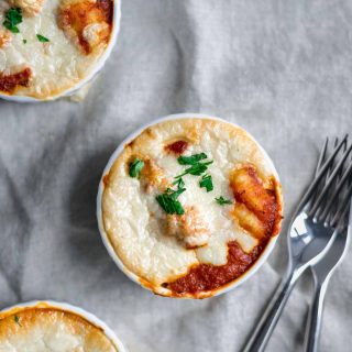 Baked Gnocchi with Arrabbiata and Vegan Mozzarella • The Curious Chickpea