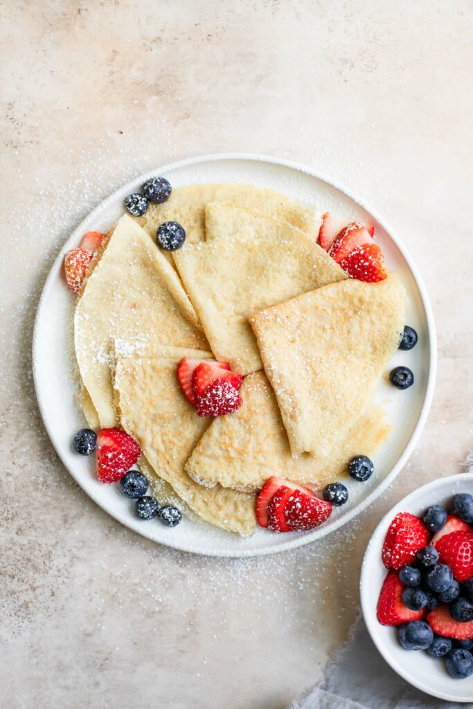 Easy Vegan Crepes • The Curious Chickpea