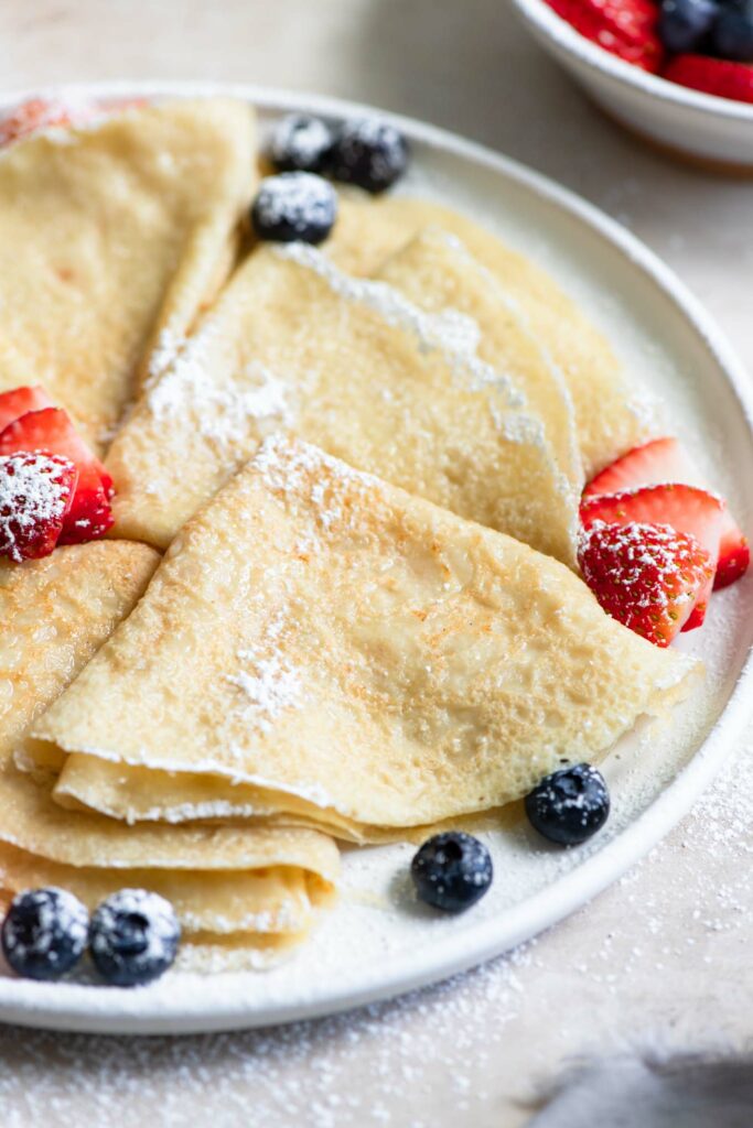 Easy Vegan Crepes • The Curious Chickpea