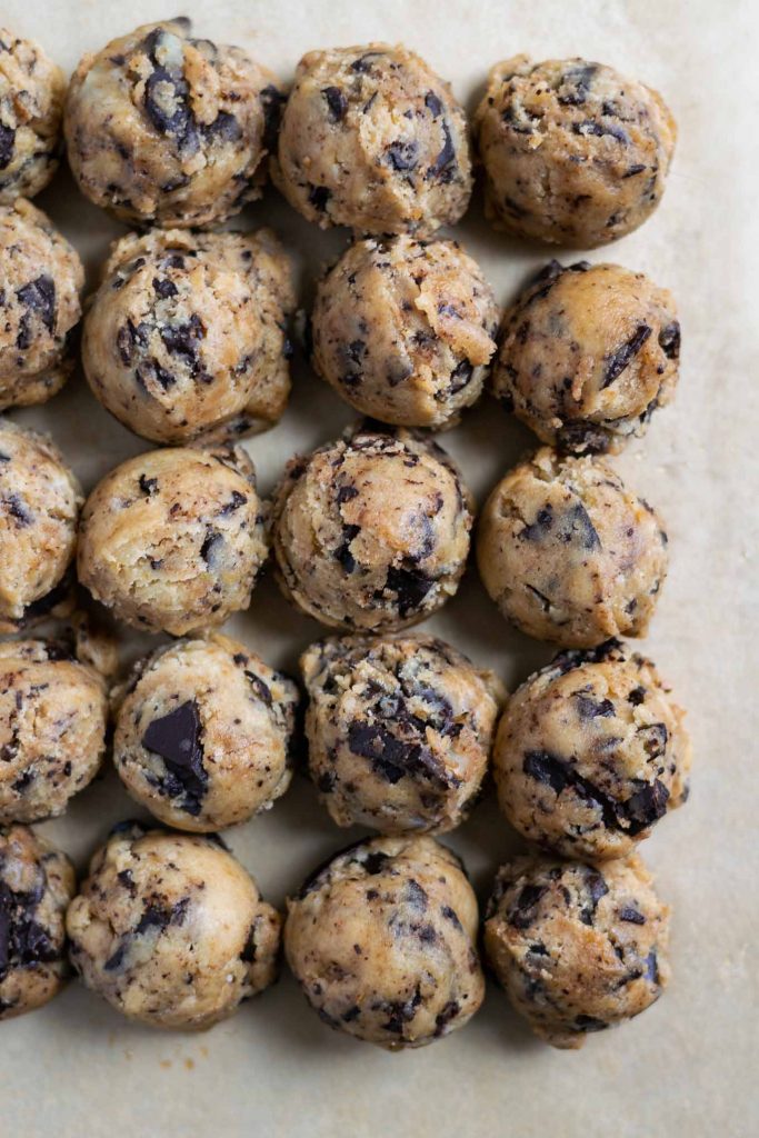 Chewy Vegan Tahini Chocolate Chip Cookies • The Curious Chickpea