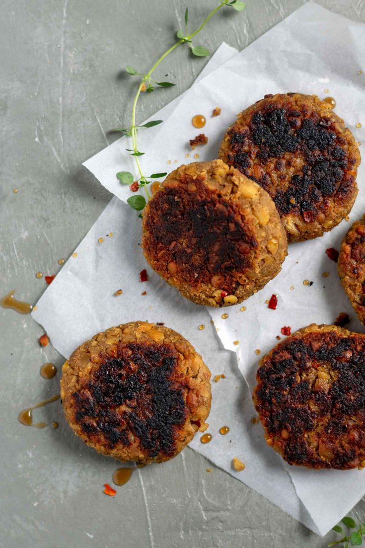 Vegan Tempeh Maple Breakfast Sausage Patties • The Curious Chickpea