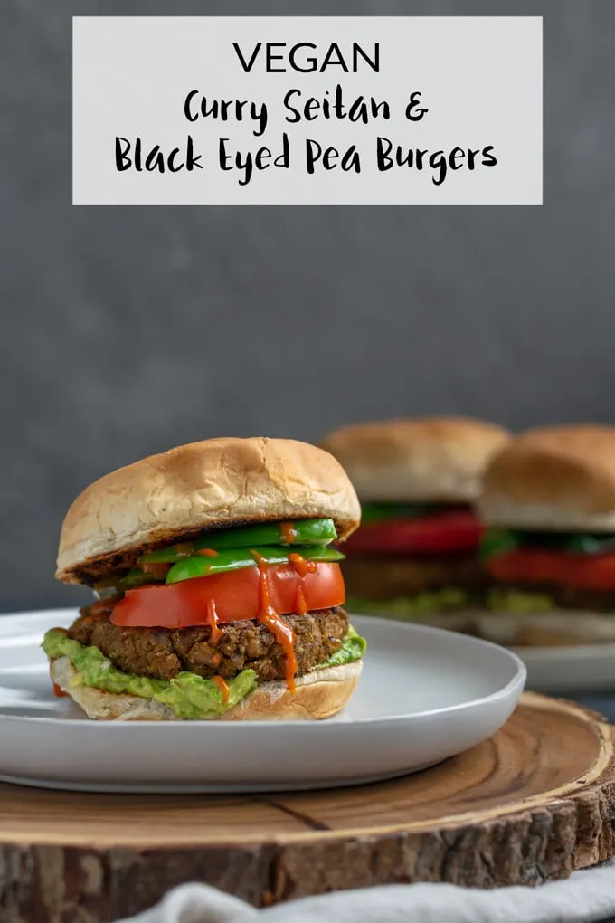 The Curious option) Vegan Black-Eyed • Seitan Curry Free Pea (Gluten and Burgers Chickpea