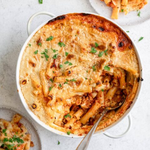 Easy Vegan Baked Ziti • The Curious Chickpea