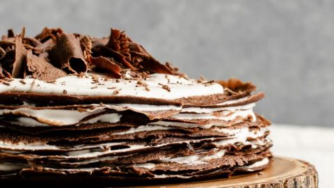 Chocolate Crepe Cake - Oh Sweet Day! Blog