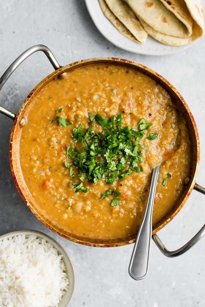 Masoor Dal Tadka - Indian Red Lentil Dal • The Curious Chickpea