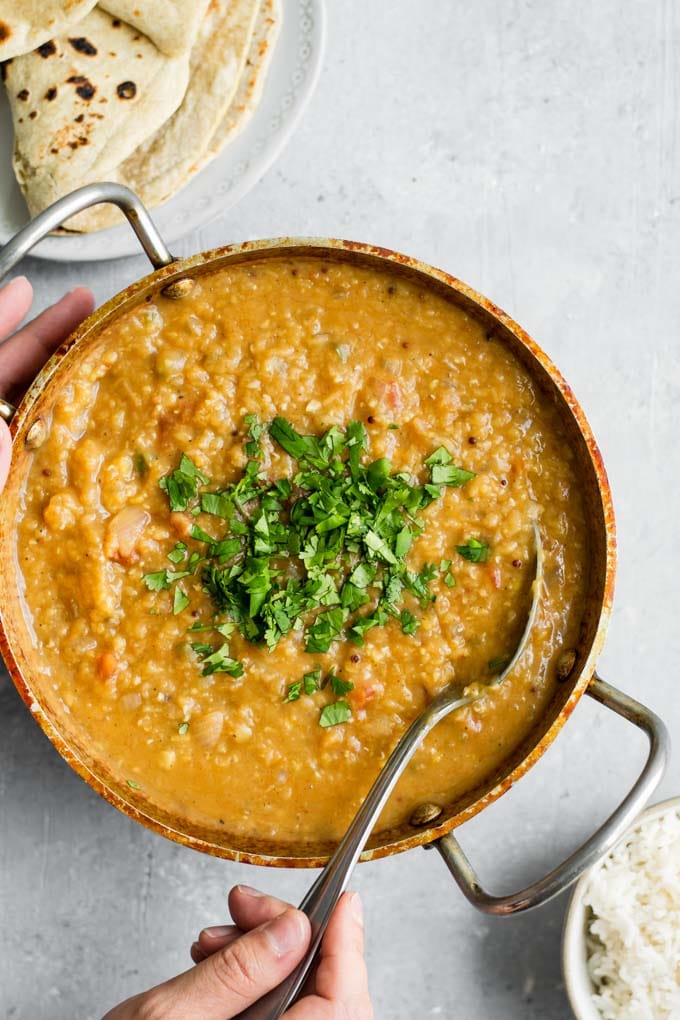 Masoor Dal Tadka - Indian Red Lentil Dal • The Curious Chickpea