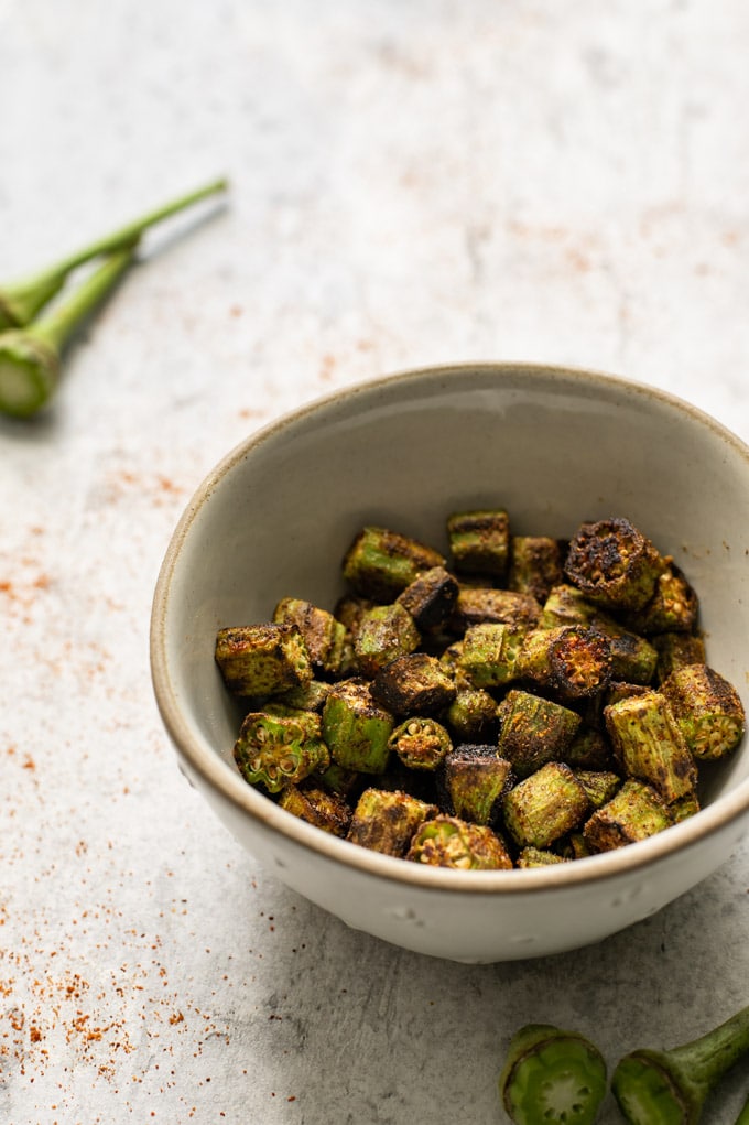 Bhindi Masala - Dry Fry Indian Okra • The Curious Chickpea