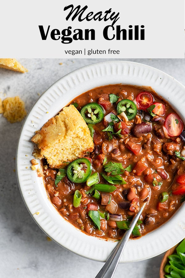 Easy Homemade Vegan Chili • The Curious Chickpea