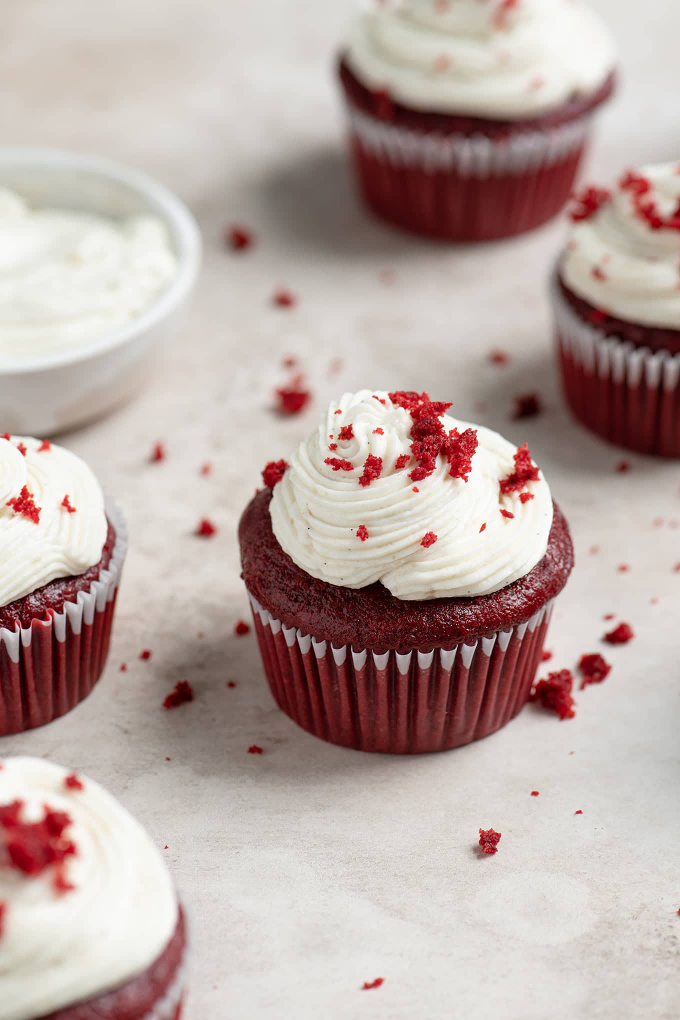 Vegan Red Velvet Cupcakes • The Curious Chickpea