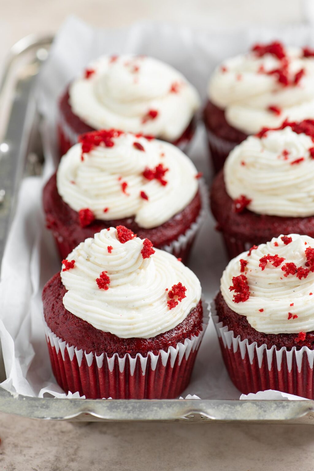 Vegan Red Velvet Cupcakes • The Curious Chickpea