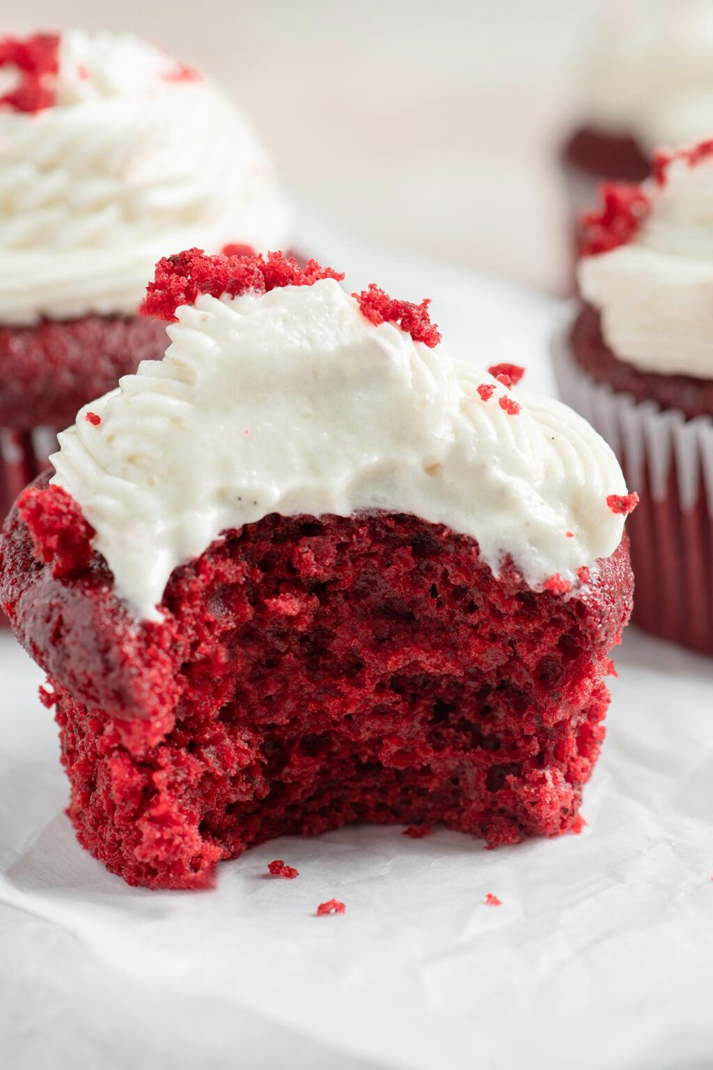 Vegan Red Velvet Cupcakes • The Curious Chickpea