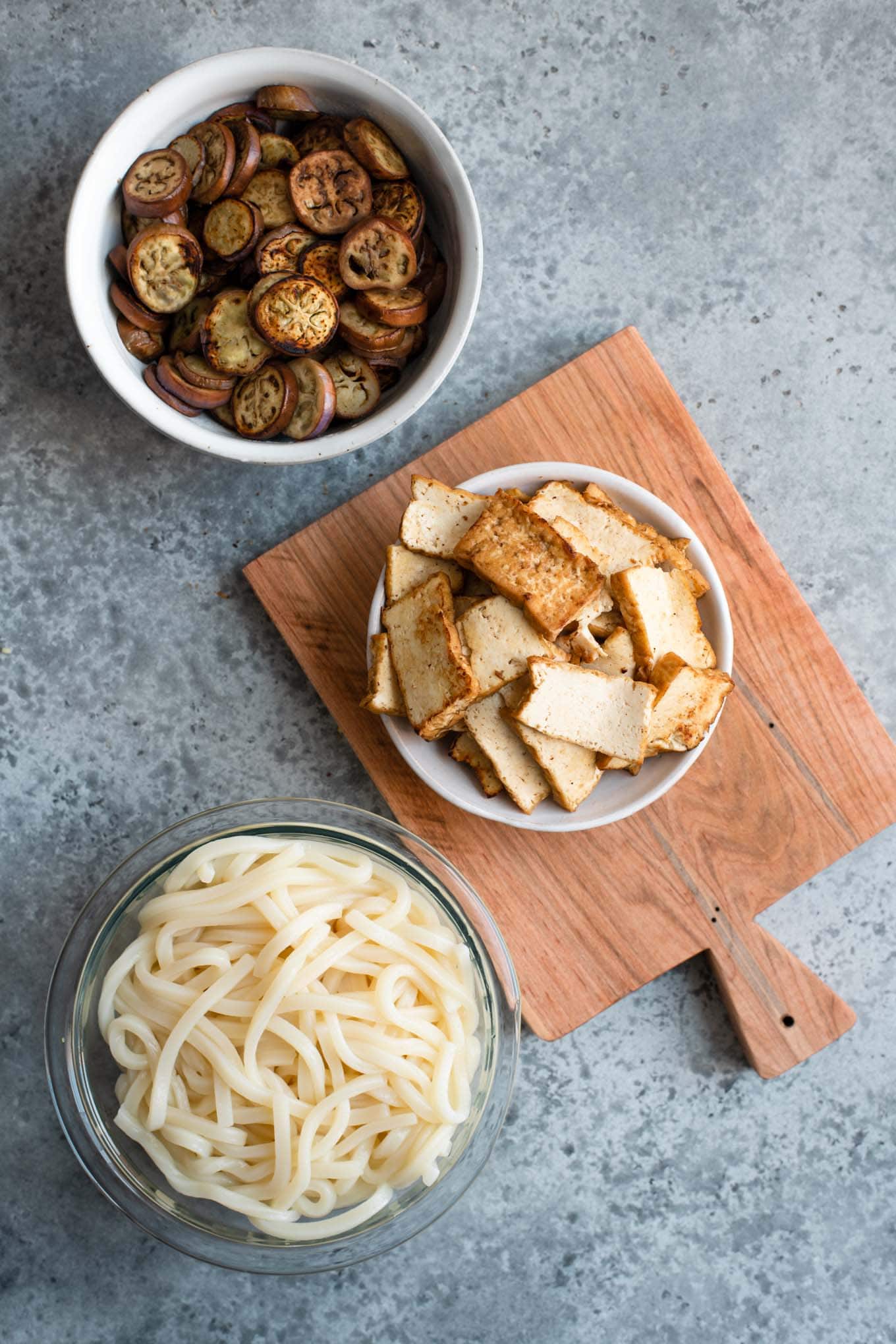 Spicy Sichuan Noodles with Eggplant • The Curious Chickpea