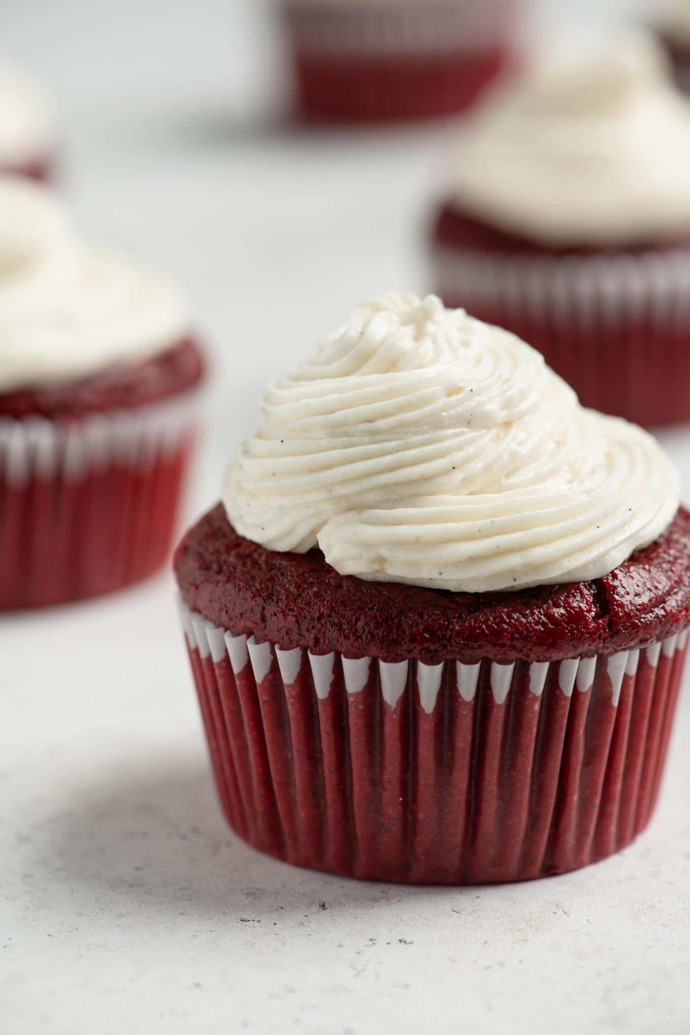 Vegan Red Velvet Cupcakes • The Curious Chickpea