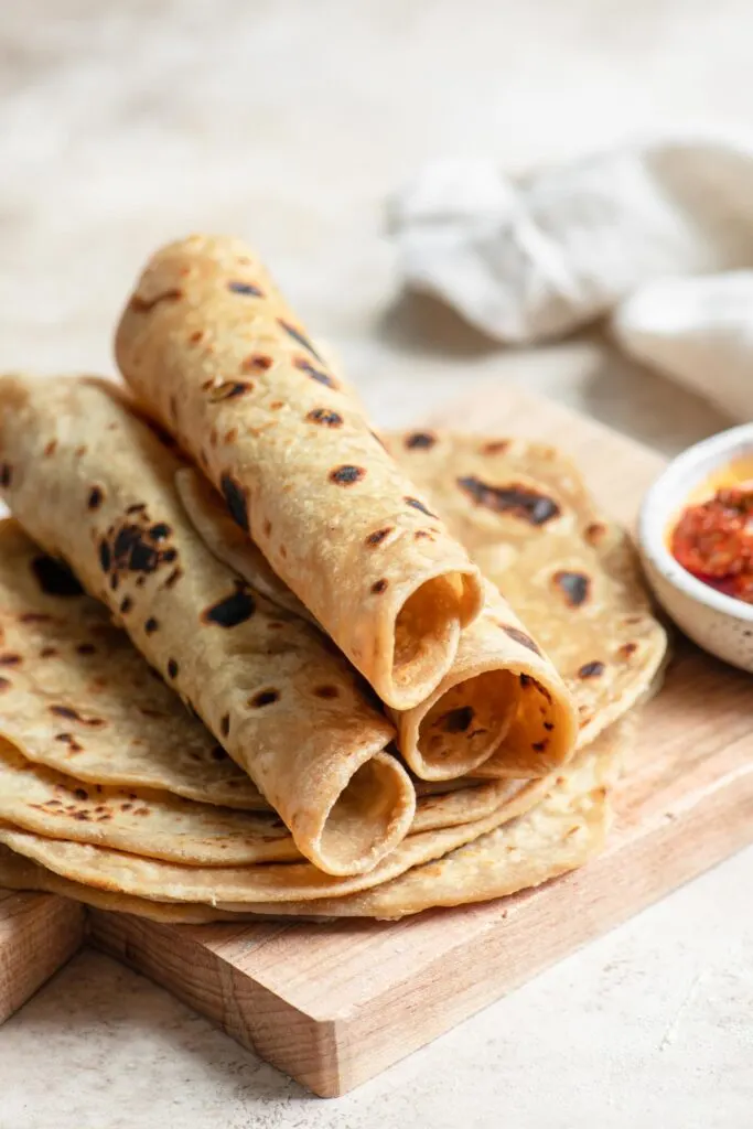 Traditional Way of Making Indian Roti / Chapati / Tava Roti, in Indian  Household. Stock Image - Image of cooking, flour: 178802753
