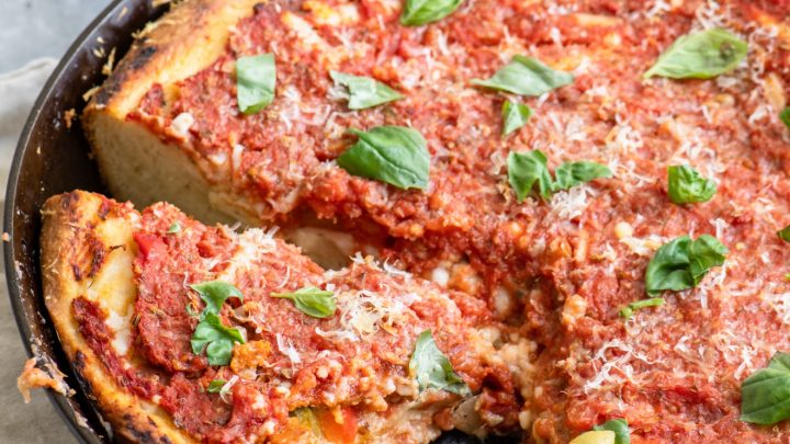 Chicago Deep Dish Pizza ~ Recipe, Queenslee Appétit, Recipe