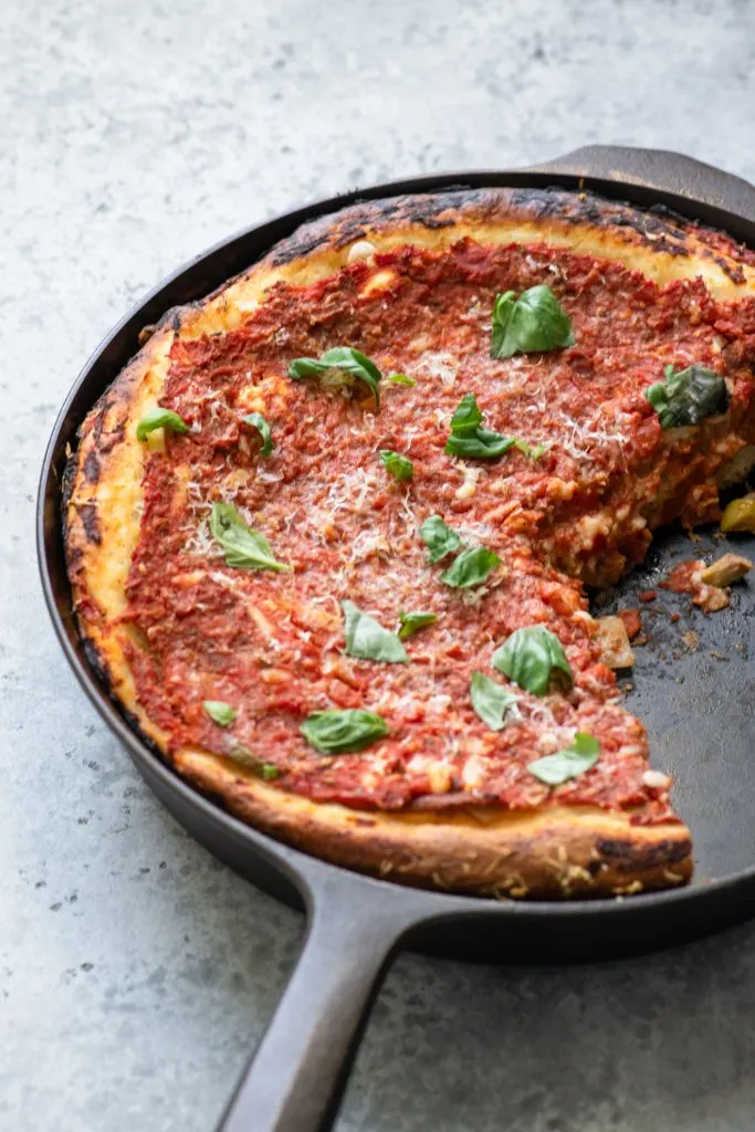Chicago-Style Deep Dish Pizza Recipe — Savory Spice