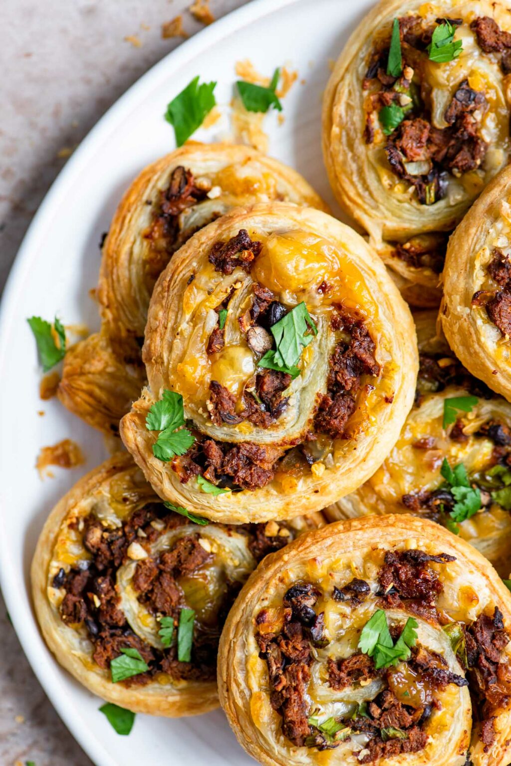 Vegan Taco Pinwheels • The Curious Chickpea