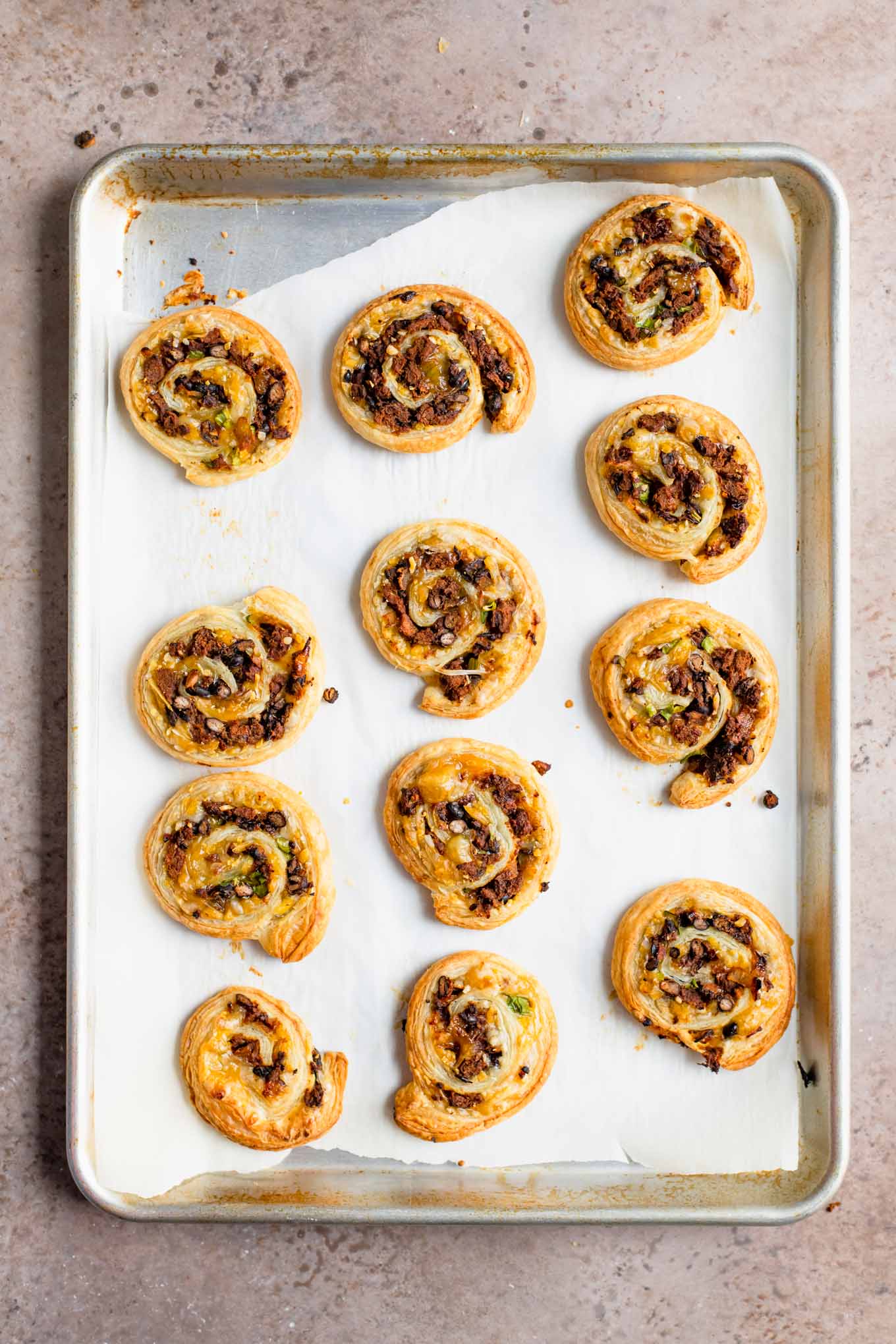 Vegan Taco Pinwheels • The Curious Chickpea